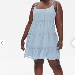 Teal Boho Forever 21 Plus Size Dress 3XL